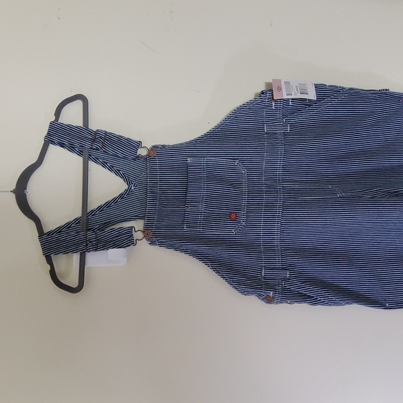 Dickies Navy and White Striped Overall Size XL - Picture 2 of 12